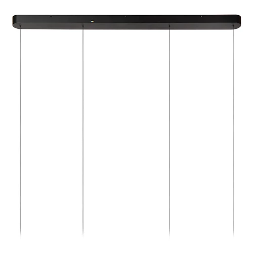 Lucide RADIANT - Pendelleuchten - LED Dim. - CCT - 2x38W 2200K/3000K - Schwarz - Vibes - detail 3